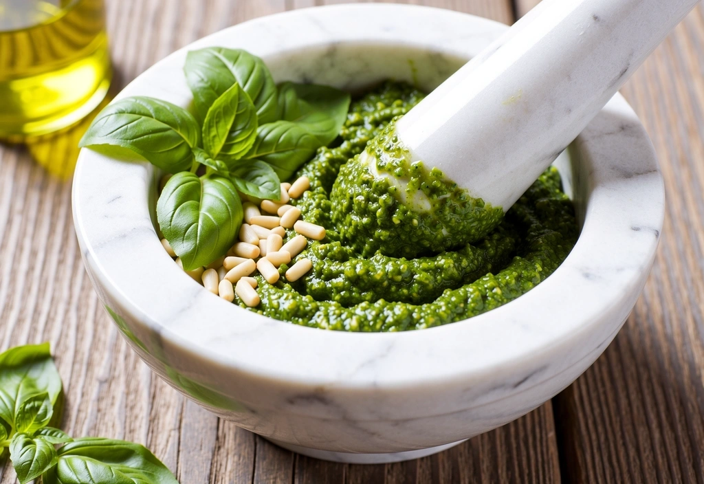 Przygotowanie pesto z tofu